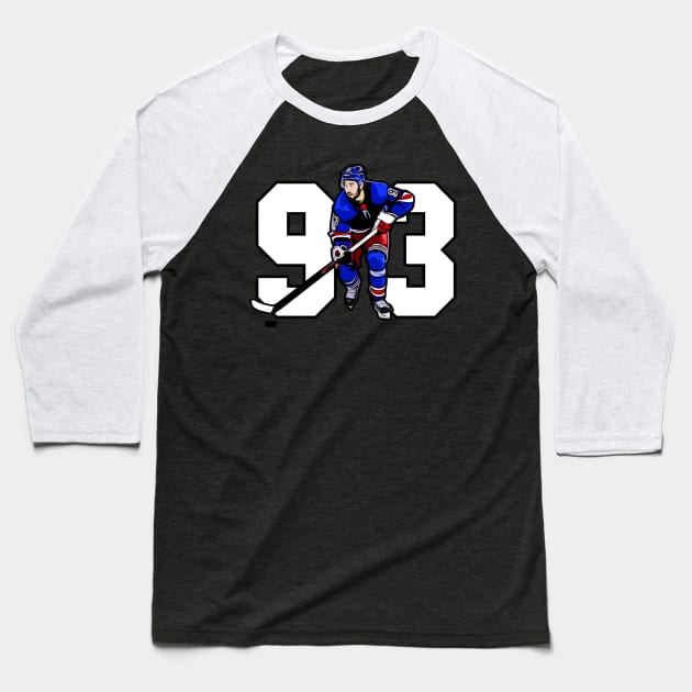 Zibanejad 93 Baseball T-Shirt by Gamers Gear